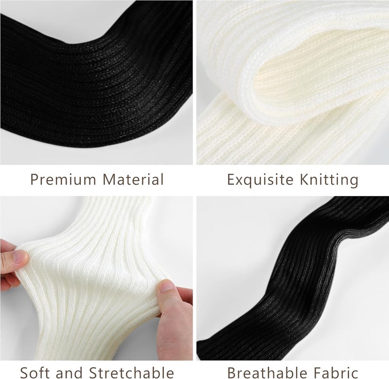 HEMOUR Leg Warmers for Women Girls Ribbed Knit, Fall Winter Gifts, Legwarmers Socks Y2K Fashion Yoga Ballet Dance Sports - Image 3